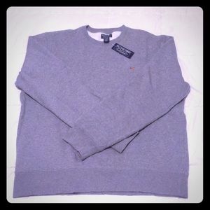 Super Soft Polo Heather Sweatshirt, Men’s XL, NWT